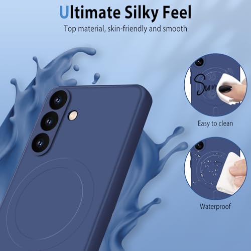 Coque Samsung S25 silicone doux toucher premium et doublure microfibre