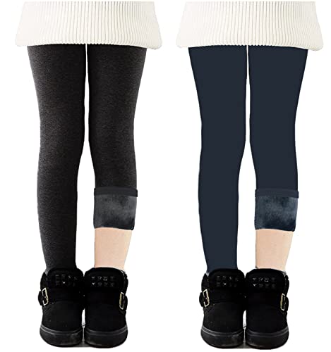 EVERSO Pack 3 Leggings Calza Térmicos De Mujer Con Forro Polar De