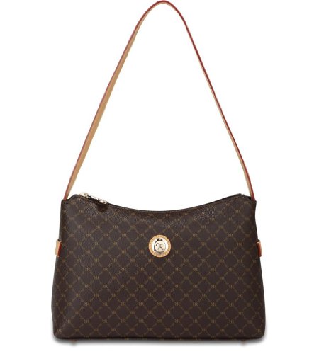 Rioni Signature (Brown) - Top Zip Shoulder Bag St-201782