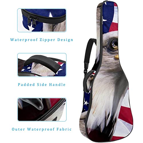 Housse de protection rembourrée pour guitare acoustique classique, Multicolore 03., 42.9×16.9×4.7 in, Organiseur de sac - Les Beatles, Paul McCartney, John Lennon, RIngo Starr, George Harrison Housse de protection rembourrée pour guitare acoustique classique, Multicolore 03., 42.9x16.9x4.7 in, Organiseur de sac – Image 5