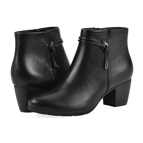 Cliffs by White Mountain Women's Angelo Cushioned Block Heel Ankle Shootie Boot2