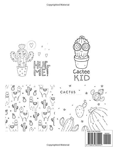 Cactus Coloring Book: Coloring Toy Gifts for Kids or Adults | Cute Easy and Relaxing Realistic Animal Large Print Birthday Gifts image 2