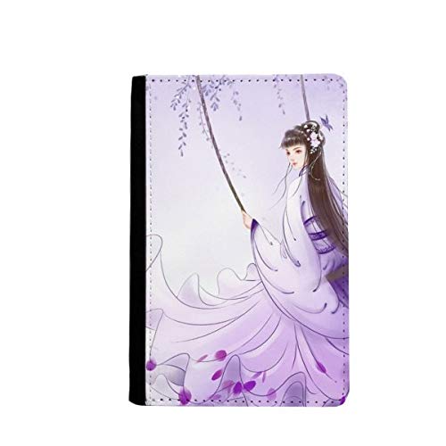 Protège-passeport aquarelle Sous Wisteria pour vos voyages et vacances