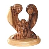 The Holy Family (Modern) - Olive Wood (11 x 4 cm or 4.5 x 1.5 Inches)