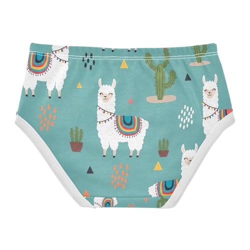 Cute Llamas Colorful Underwear Toddler Girl, Girl Underwear, 2T–8 Years2