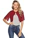 Abollria Bolero Manga Corta Mujer para Fiesta Boda Chaqueta Corta Primavera Torera...
