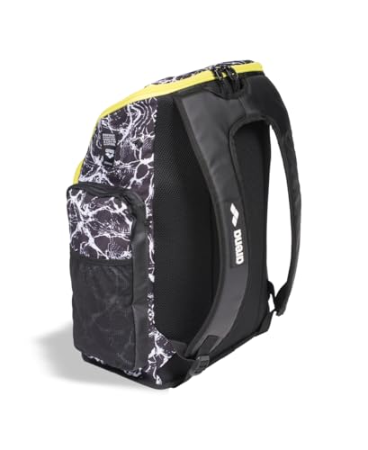 Image of ARENA Spiky III Backpack 45 Swimming Athlete Sports Gym Rucksack Large Training Gear Equipment Swim Bag for Men and Women, 45 Liters, Black /White