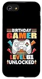 iphone 7 debloquer Ce vêtement de jeu avec le slogan Gamer Level 61 Unlocked est destiné aux joueurs qui sont des joueurs et aiment les jeux vidéo pour correspondre à la console de jeu ou à l'ordinateur de jeu pour l'anniversaire de jeu qui ont 61 ans pour la fête d'anniversaire.