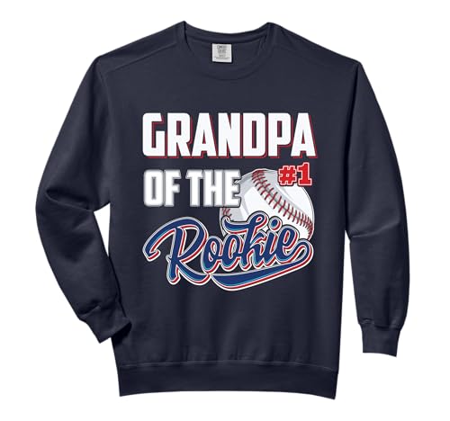 Grandpa of Rookie 1 Years old Team 1st Birthday Baseball