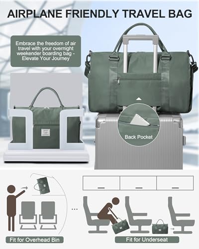 Wisepack 7017 Gym Bag Womens Mens With Shoes Compartment And Wet Pocket Travel Duffel Bag thumb #7