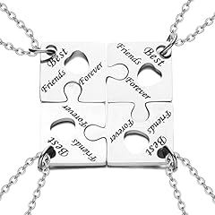4 BFF Necklace Silver