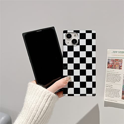 Coque compatible iPhone SE 2022 2020 8 7 carrée géométrique damier - 4