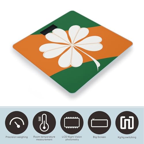 Báscula digital de baño con vidrio templado y pantalla LCD miniatura 3