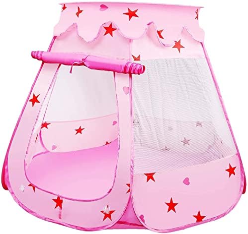 Le Papillon Pink Princess Tent Kids 