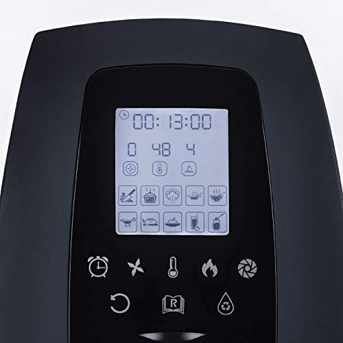 HKoenig-HK8-Robot-de-Cocina-Multifuncion-Robot-Inteligente-Profesional-Potencia-100-W-15-Programas-de-Cocinado-10-Velocidades-Capacidad-25-L-Temperatura-Regulable-hasta-120oC-Pantalla-Digital