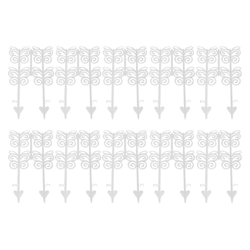 Cercas decorativas - Valla de metal de borde de jardín, borde ornamental | Mejora el atractivo del bordillo, define los macizos de flores maravillosamente, perfecto para jardín delantero, jardín y al