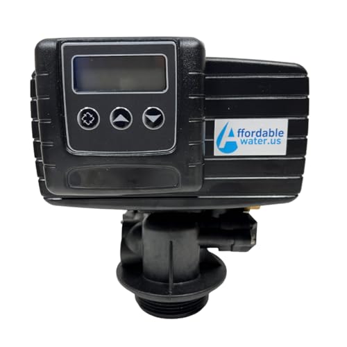 Fleck 5600SXT Water Softener Replacement Valve - Digital Metered On Demand Head with Paddlewheel Meter