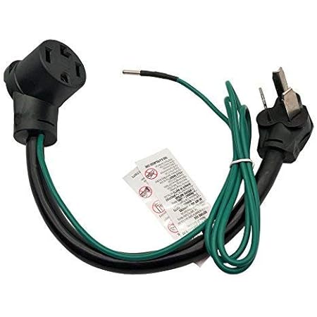 Parkworld 60011 Dryer Adapter Cord NEMA 10-30P Male to 14-30R Female, 30A, 250V (1.5FT)