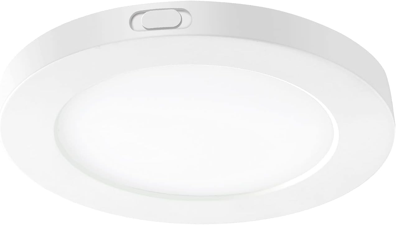 ASD 5 Inch Flush Mount LED Ceiling Light Fixture, Dimmable Surface