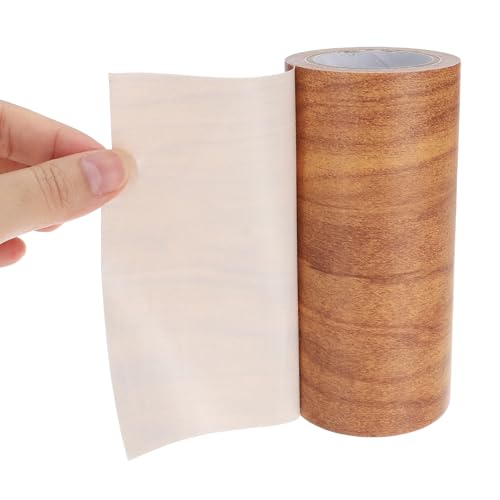 Image of PATIKIL Wood Grain Repair Tape 4 inch x15ft,2 Pcs Self Adhesive Realistic Textured Repair Tape Patch for Floor Door Table Cabinets Desk,Wheat Maple