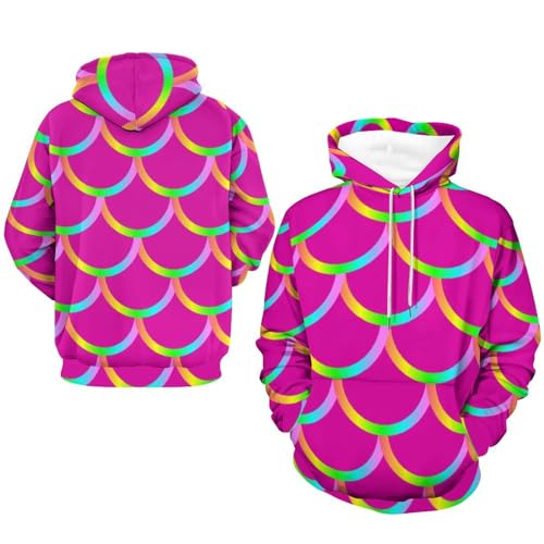 Sweats à capuche sirène rose UMENG fini les pulls ternes