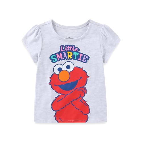 Sesame Street Elmo Girls 4 Pack Short Sleeve T-Shirt for Infant and Toddlers2