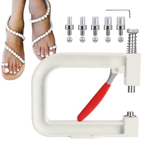 Machine De Fixation Des Rivets Pearl - Machine À Perles À La Main | Appuyez Sur La Main Pour Pearl Street Stones | Applicateur Pour La Production De Rivets Faits À La Main Pour Les Bijoux, Les Vêtemen