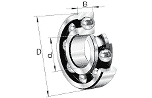 61813 Y Rillenkugellager einreihig Bohrungs-Ø 65 mm Außen-Durchmesser 85 mm Drehzahl (max) 14700 U min