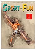 Sport und Fun (Tischkalender 2023 DIN A5 hoch), Calvendo Monatskalender