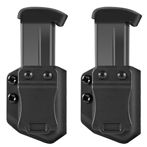 2-Pack Universal Mag Carrier IWB/OWB Magazine Holster for 45 ACP Double Stack Magazines