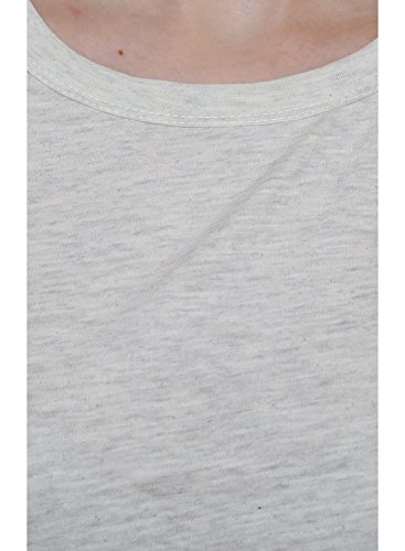 Image of LE BOURGEOIS Women Loose Fit Round Neck Short Sleeve Cotton Crop Top
