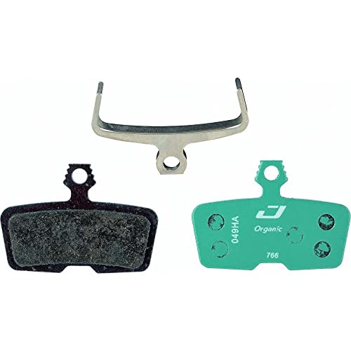 Jagwire Sport Organic Disc Brake Pad - Compatible with SRAM Code (Rear), Steel Backing Plate, 2 Year Warranty