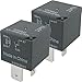 13306943 Relay - 40A 12VDC 4-Pin SPST Automotive Relay - Compatible with GM Chevrolet Silverado, Buick Enclave Vehicles - Fixes Fuel Pump Failures & P0230/P069E Errors