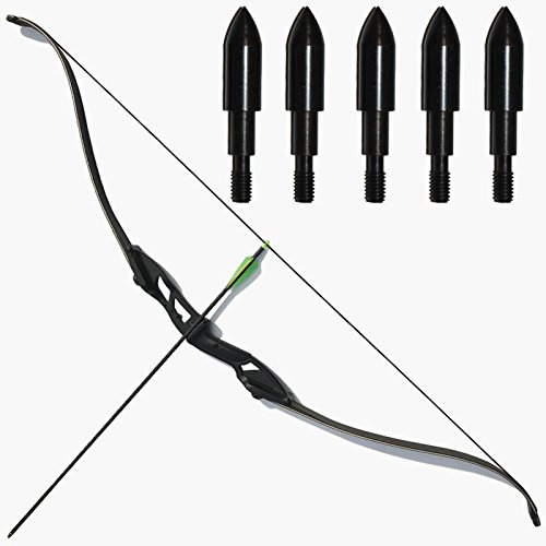Lot De 6 Embouts De Champ (pointes) 8 Mm Pour Tir à L'arc - Acier, Pour Arc Compound Et Cible