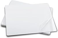 Vista 8 de Aleación de aluminio Sublimación Espacios en blanco 300 x 450 X1mm 3PCS Metal Photo Signs Round Corners Plate Pure White Paquete de 3