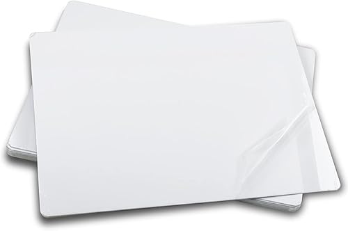 Espacios en blanco de sublimación de aleación de aluminio 100X150X0.2.559 in 10PCS Metal Photo Signs Placas de esquinas redondas (blanco perla)