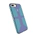 Speck Products CandyShell Grip Cell Phone Case for iPhone 8 Plus/7 Plus/6S Plus/6 Plus - Wisteria Purple/Mykonos Blue