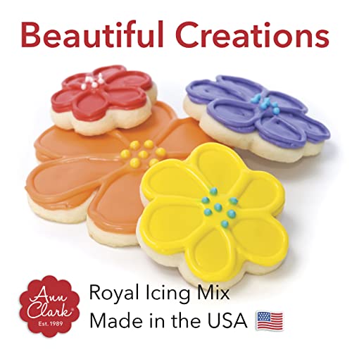 Ann Clark Royal Icing Mix 2-pk Makes 4 Cups (32 oz) of Cookie Icing