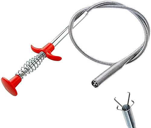 Flexible Sink Cleaning Brush Sewer Waterpipe Drain Dredge Tool Snake Auger Hair Catcher Clog Remover for Bathroom Kitchen Toilet Pipe