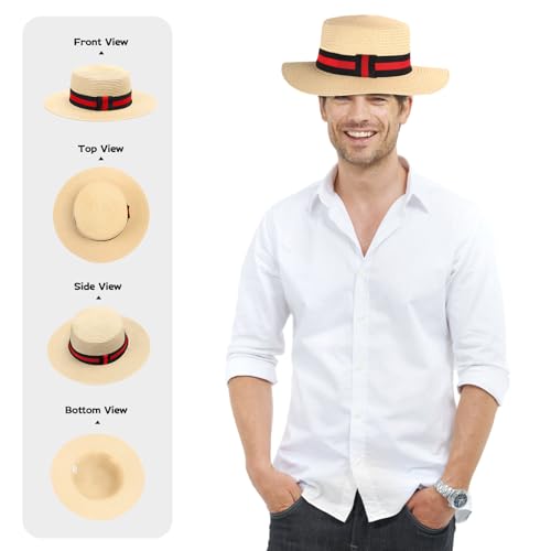 Kyson 6 Pieces Barbershop Quartet Costume-Carnival Barker Costume-Vintage Circus Costume-1920s Roaring Costume for Adult2