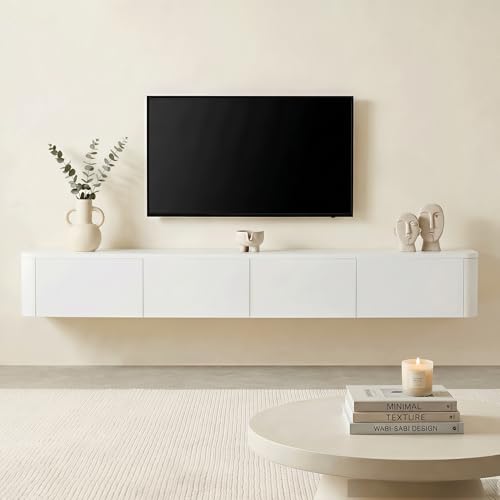 【Striscia LED Regolabile】Con 3 colori di luce (calda, fredda, neutra), questo mobile porta tv dona un tocco tecnologico e accogliente alla tua casa, ideale per guardare film, rilassarti o decorare l’ambiente, adattandosi a diverse situazioni quotidiane