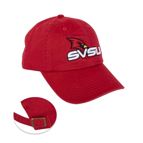Desert Cactus Saginaw Valley State University Baseball Hat SVSU Cardinals Brimmed Embroidered Hats Cap Adjustable Cloth Strap Adult (Style C)