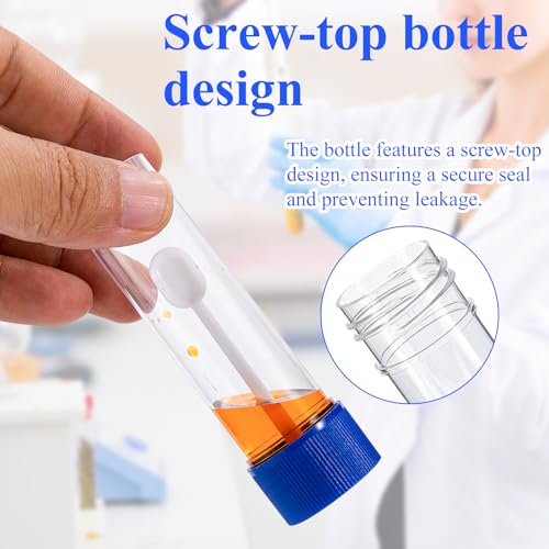 JFRHUDS Stool Sample Collection Kit Specimen Cups with Lids,Stool Sample Container 25-30ml Capacity,Stool Specimen Collector with Spoon Lid,Medical Testing Container (20)