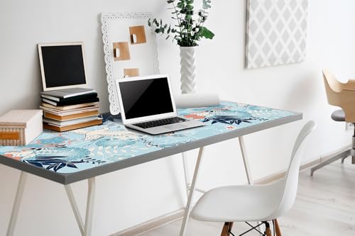Tapis de jeu étendu imperméable pour éliminer les rayures de bureau 100x50 cm - 2