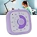 LUCKDANO Visual Countdown Timer 60-Minute Visual Countdown Timer, a Multifunctional Time Management Tool Suitable for Classrooms and Kitchens, Ideal for Student and Teaching use. (Purple)