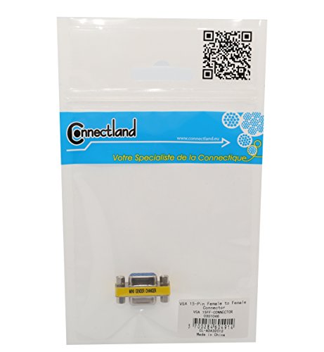 Connectland Vga Hd15 Female To Female Gender Changer Adapter (Cl-Ada32012) #TOP6