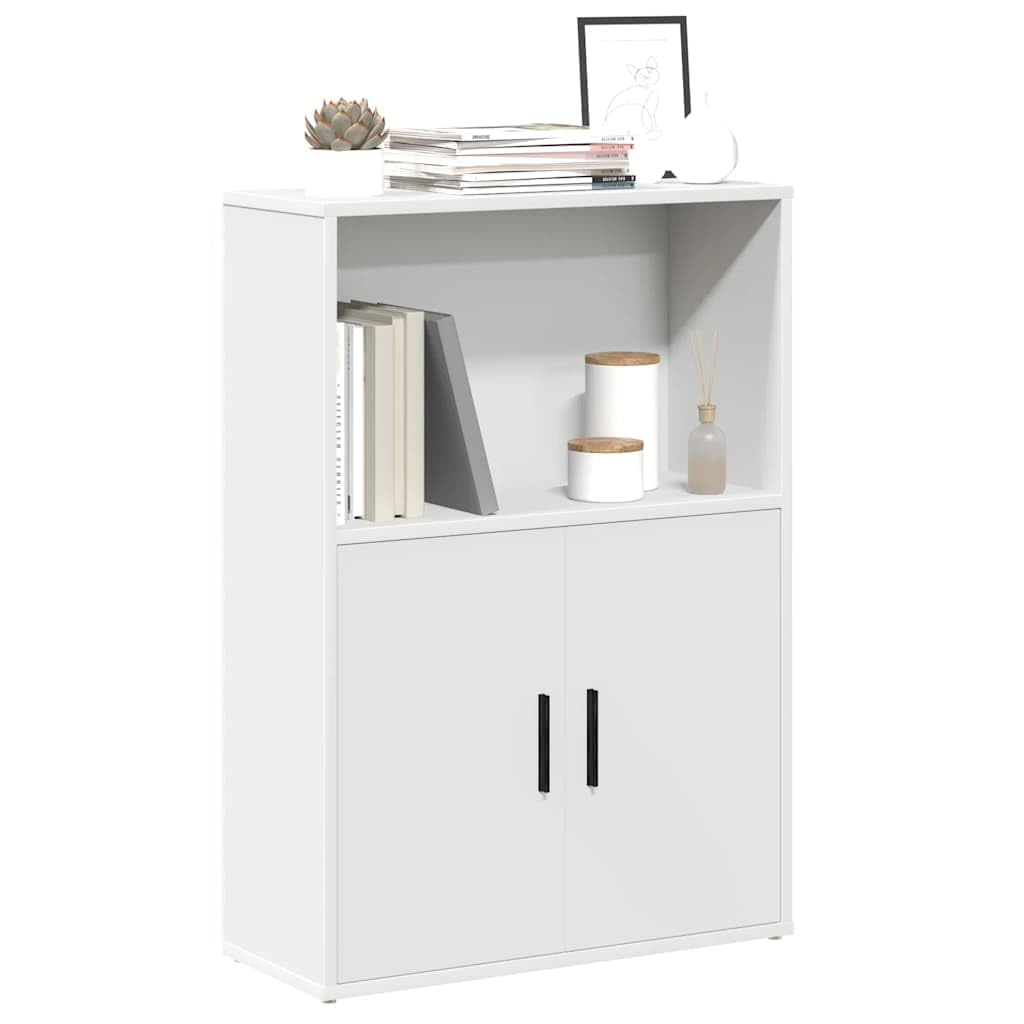 Generisch Bücherregal Weiß 60x24x85 cm Holzwerkstoff,Möbel,Regalsysteme,Bücherregale Bücherschränke-860409