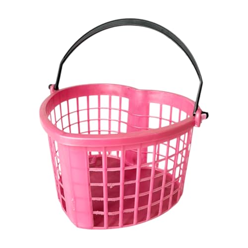 Cesta De Coração Para Pregador Plástico (Rosa)