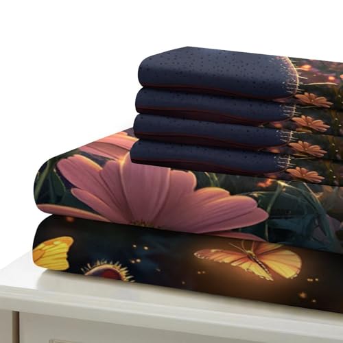 Housse de couette hippo 135x200 parure lit microfibre ado