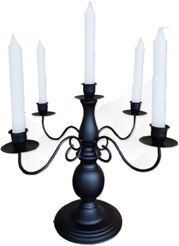 European Retro Nostalgic Iron Art Table Candlestick Romantic Wedding Supplies Ornaments
